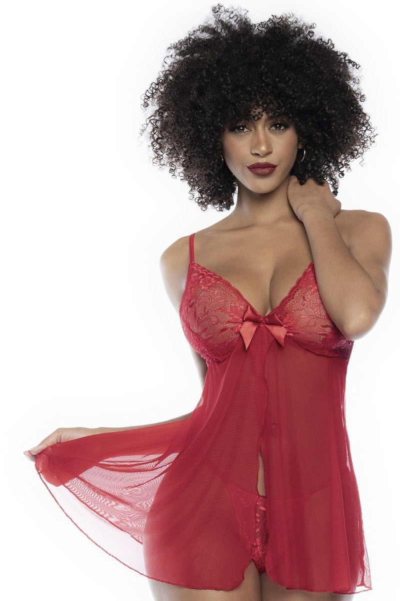 rotes Babydoll - MAL7501RED von Mapale rotes Babydoll - MAL7501RED von Mapale